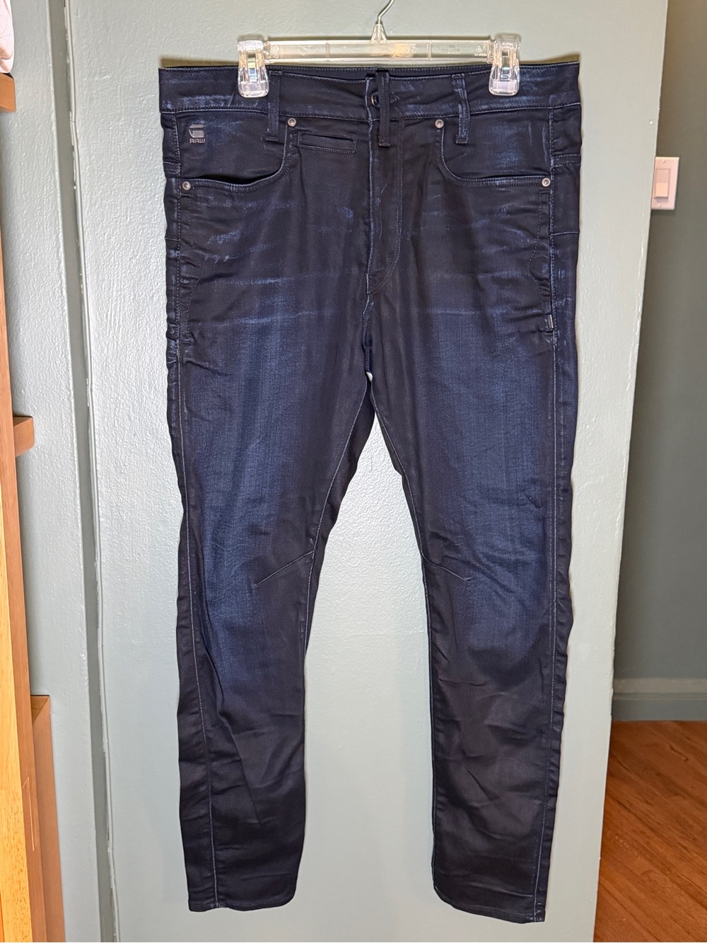G-Star Raw Jeans Men’s 32x32 (33x31) Blue 3D Super Slim Pants